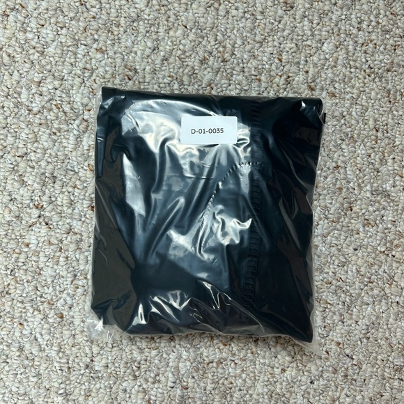 Who What Wear NWT Black Tiered Ruffle Dress Womens Medium Sleeveless Short Sheer - Picture 9 of 9